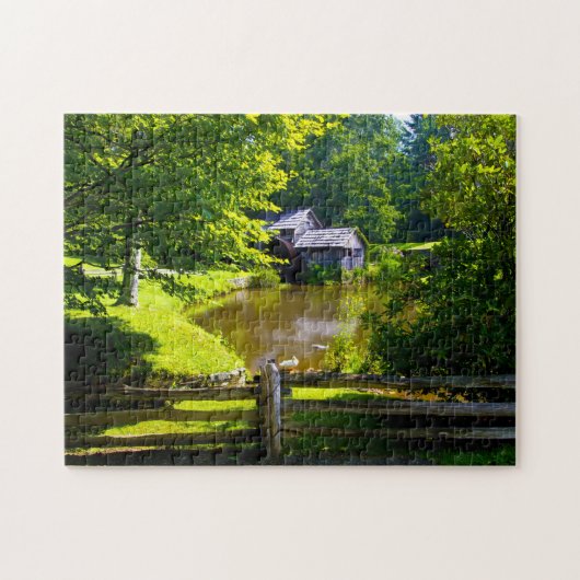 Mabry Mills Virginia Legpuzzel (Horizontaal)