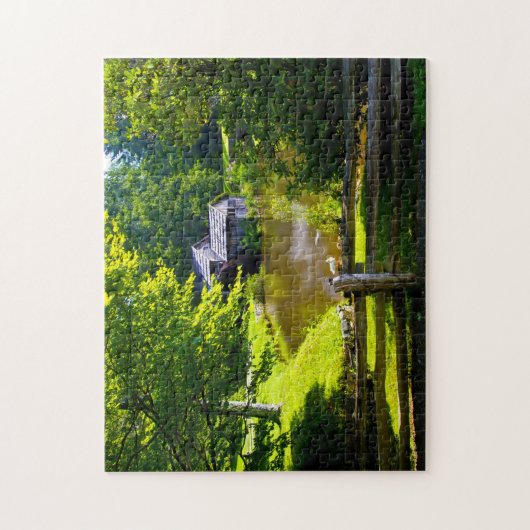 Mabry Mills Virginia Legpuzzel (Verticaal)