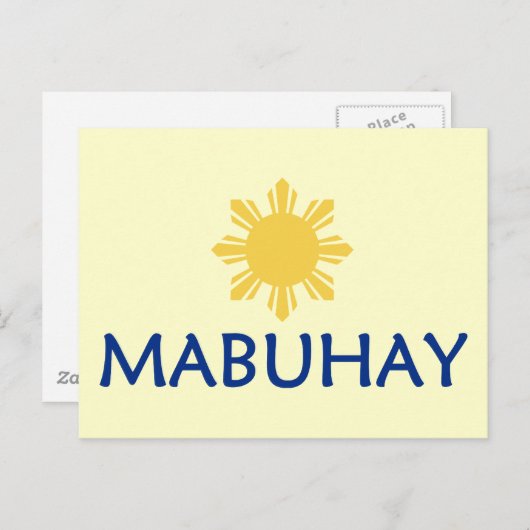 Mabuhay Briefkaart (Voorkant / Achterkant)