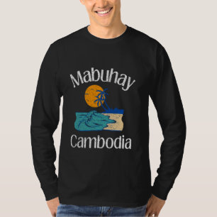 Mabuhay Cambodja Filipijnen Groet Tagalog Pino T-shirt
