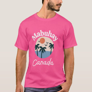 Mabuhay Canada Filipijnen Groet Tagalog Pinoy T-shirt