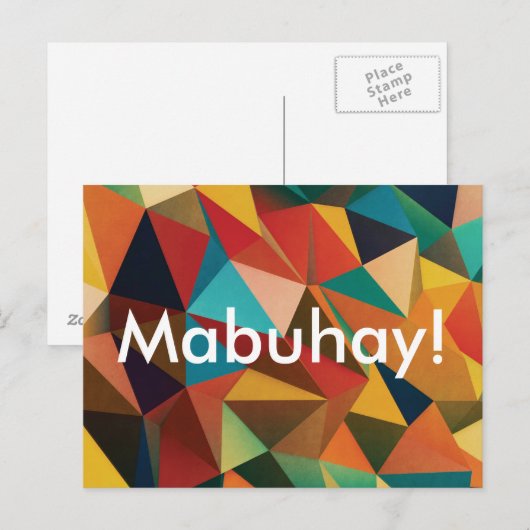  Mabuhay op Fiesta Briefkaart (Voorkant / Achterkant)