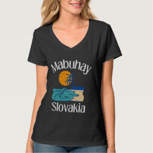 Mabuhay Slovakia Philippines Greeting Tagalog Pino T-shirt