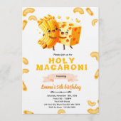 Mac and Cheese Birthday Invitation Kaart (Voorkant)