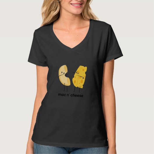 Mac and Cheese Macaroni and Cheese 2 Mac n Kaas T-shirt (Voorkant)