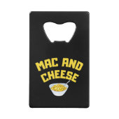 Mac And Cheese, Macaroni And Cheese Creditkaart Flessenopener (Achterkant)