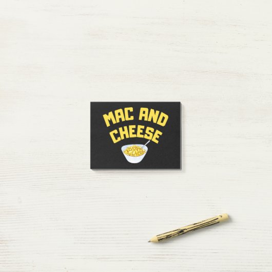 Mac And Cheese, Macaroni And Cheese Post-it® Notes (Op bureau)