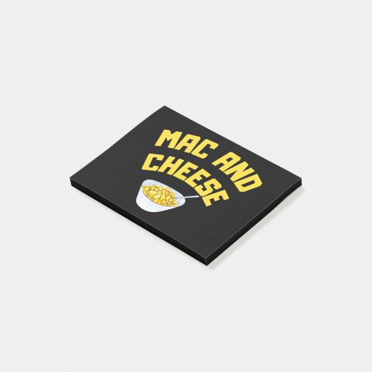 Mac And Cheese, Macaroni And Cheese Post-it® Notes (Schuin)