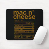 Mac And Cheese Nutrition Facts Funny Thanksgiving Muismat (Met muis)