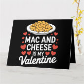 Mac And Cheese Valentijn Mac n Cheese Liefhebber C Kaart (Gele Bloem)