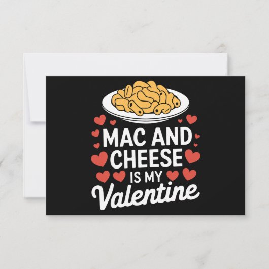 Mac and Cheese Valentijn Mac n Cheese Lover Gift Bedankkaart (Voorkant)