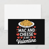 Mac and Cheese Valentijn Mac n Cheese Lover Gift Bedankkaart (Voorkant / Achterkant)