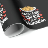 Mac and Cheese Valentijn Mac n Cheese Lover Gift Cadeaupapier (Rol Hoek)
