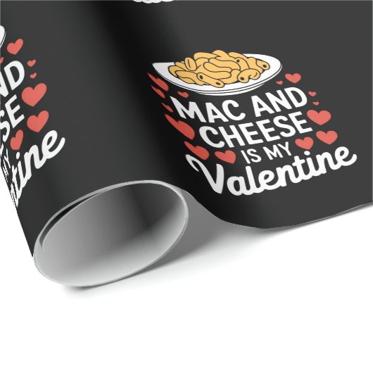 Mac and Cheese Valentijn Mac n Cheese Lover Gift Cadeaupapier (Rol Hoek)
