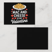 Mac and Cheese Valentijn Mac n Cheese Lover Gift Notitiekaartje (Voorkant / Achterkant)