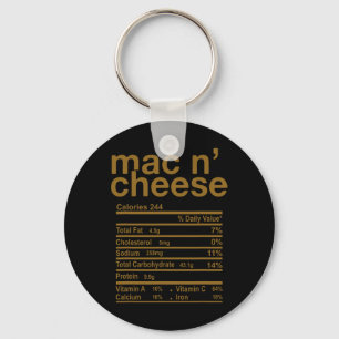 Mac And Cheese Voedingswaarde Feiten Grappige Than Sleutelhanger