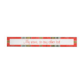 MAC BAIN TARTAN 1"x7,25" Echt brede labels (Individueel)