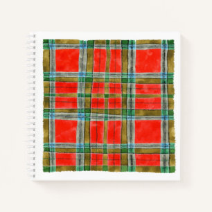 MAC BAIN TARTAN 8.5x8.5 Spiraalvormig Notitieboek