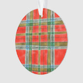 MAC BAIN TARTAN Acryl Ronde Kerstbal Ornament (voorkant)