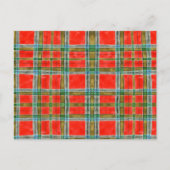 MAC BAIN TARTAN Ansichtkaart Briefkaart (Voorkant)