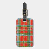 MAC BAIN TARTAN-Bagagelabel Bagagelabel (Voorkant verticaal)