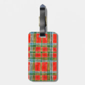 MAC BAIN TARTAN-Bagagelabel Bagagelabel (Achterkant verticaal)