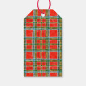 MAC BAIN TARTAN Gift Labels Cadeaulabel (Voorkant)