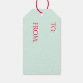 MAC BAIN TARTAN Gift Labels Cadeaulabel (Achterkant)