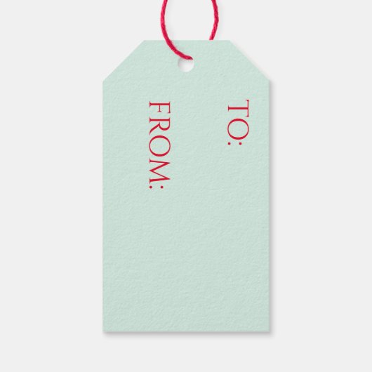 MAC BAIN TARTAN Gift Labels Cadeaulabel (Achterkant)