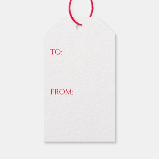 MAC BAIN TARTAN Gift Labels Cadeaulabel (Achterkant)