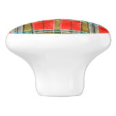 MAC BAIN TARTAN Keramische Knop (Zijkant)