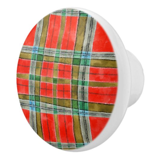 MAC BAIN TARTAN Keramische Knop (Rechts)
