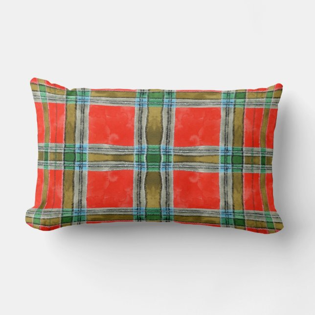 MAC BAIN TARTAN Lumbaal Kussen (Voorkant)