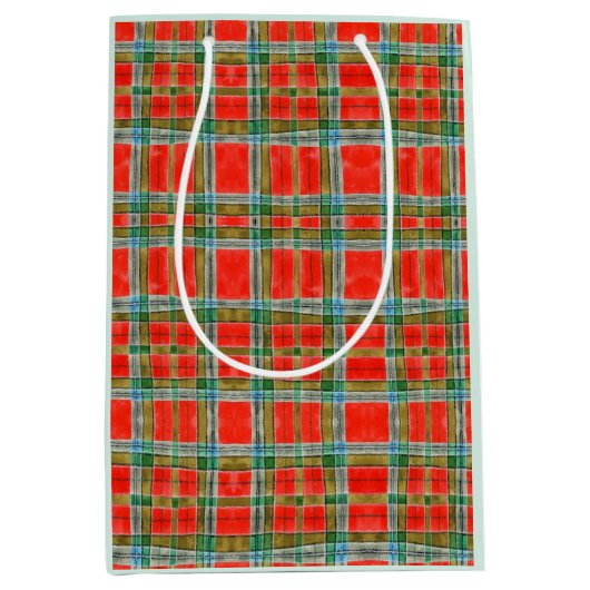 MAC BAIN TARTAN Midden Geschenktas Medium Cadeauzakje (Voorkant)