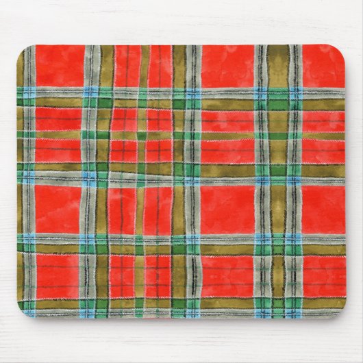 MAC BAIN TARTAN Mousepad Muismat (Voorkant)