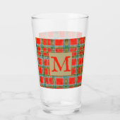 MAC BAIN TARTAN Pintglas + Initiaal Glas (Achterkant)