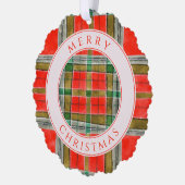 MAC BAIN TARTAN Schulpapier Ornament Kaart (Links)