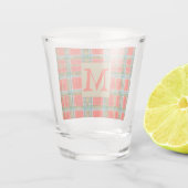 MAC BAIN TARTAN Shot Glass + Tekst Shot Glas (Achterkant)