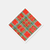 MAC BAIN TARTAN Standaard Cocktail Papier Servette Servet (Hoek)