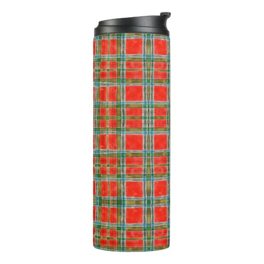 MAC BAIN TARTAN Thermal Tumbler Thermosbeker (Gedraaid links)