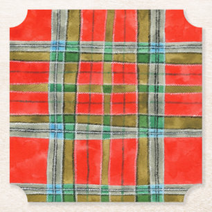 MAC BAIN TARTAN Ticket Onderzetters van papier