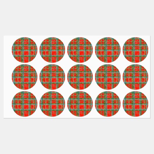 MAC BAIN TARTAN Waterbestendige labels (Vel)