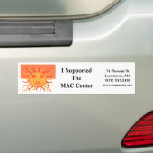 MAC Center Sticker (Op auto)