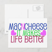 Mac & Cheese Life Briefkaart (Voorkant / Achterkant)