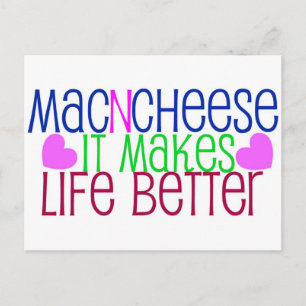 Mac & Cheese Life Briefkaart