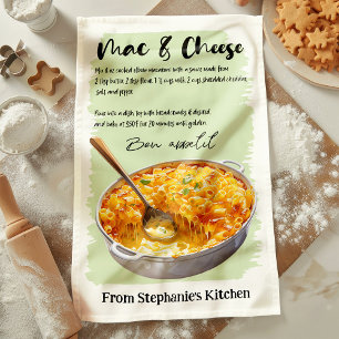 Mac & Cheese Recept Gepersonaliseerd Theedoek