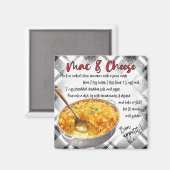 Mac & Cheese Recept Magneet (Voorkant / Achterkant)