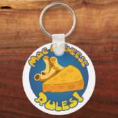 Mac & Cheese Rules Sleutelhanger (Voorkant)