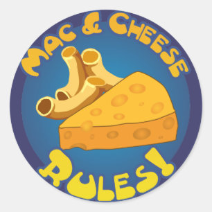 Mac & Cheese Rules Sticker