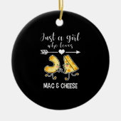Mac & Cheese Shirt Funny Mac and Cheese Lover Gift Keramisch Ornament (Voorkant)